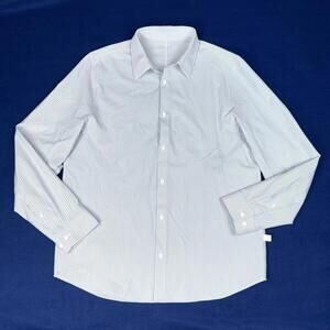 Lululemon New Venture Classic-Fit Long-Sleeve Shirt Men Size M Sartorial Stripe